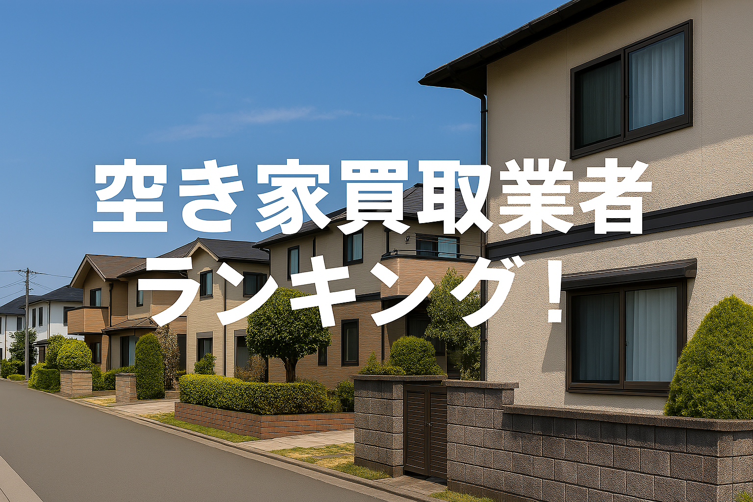 空き家買取