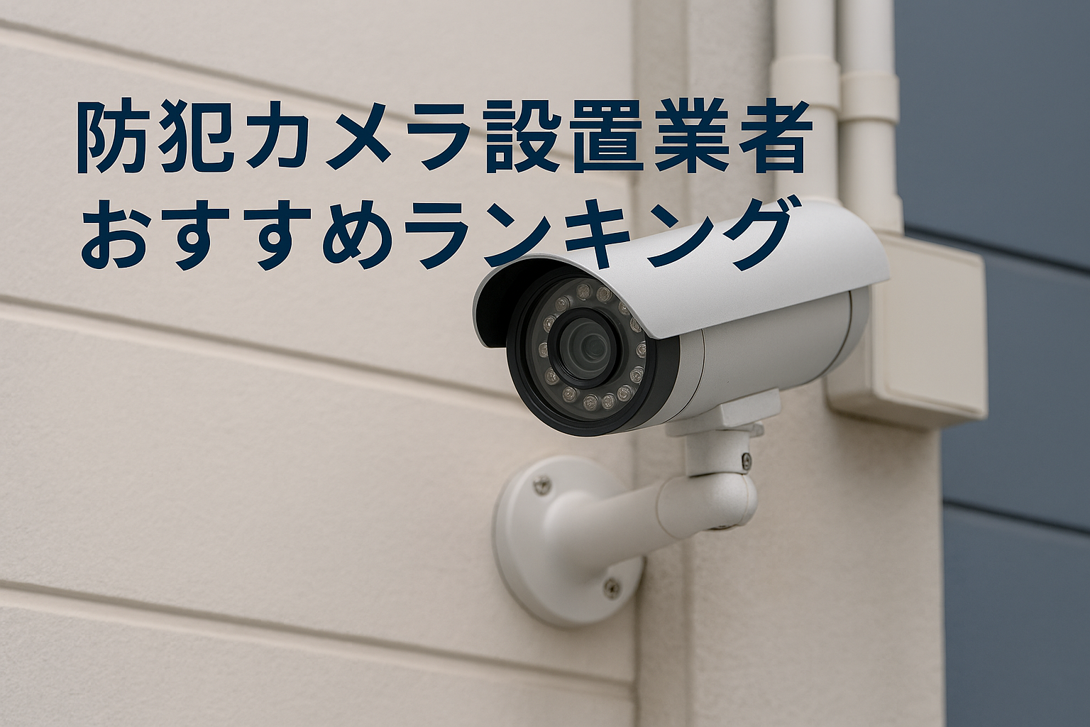 防犯カメラ設置業者おすすめランキング